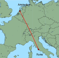 Cheap flights from Rome (Fiumicino) to Amsterdam with ...